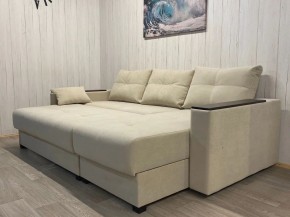 Диван угловой Комфорт-3 (НПБ+МДФ) велюр Luma 01 в Стрежевом - strezevoi.mebel24.online | фото 4