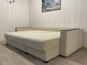 Диван угловой Комфорт-3 (НПБ+МДФ) велюр Luma 01 в Стрежевом - strezevoi.mebel24.online | фото 5