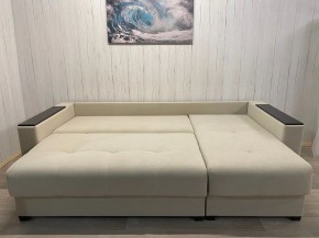 Диван угловой Комфорт-3 (НПБ+МДФ) велюр Luma 01 в Стрежевом - strezevoi.mebel24.online | фото 6