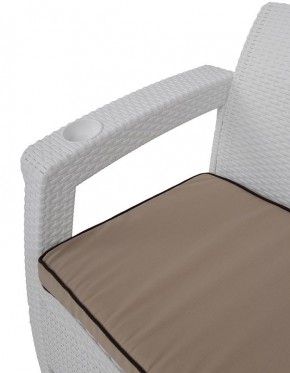Диван Yalta Premium Sofa 2 Set (Ялта) белый (+подушки под спину) в Стрежевом - strezevoi.mebel24.online | фото 2