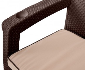 Диван Yalta Premium Sofa 2 Set (Ялта) шоколадный (+подушки под спину) в Стрежевом - strezevoi.mebel24.online | фото 3