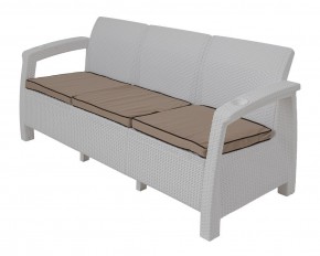 Диван Yalta Premium Sofa 3 Set (Ялта) белый (+подушки под спину) в Стрежевом - strezevoi.mebel24.online | фото 1