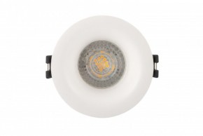 DK3024-WH Встраиваемый светильник, IP 20, 10 Вт, GU5.3, LED, белый, пластик в Стрежевом - strezevoi.mebel24.online | фото 1