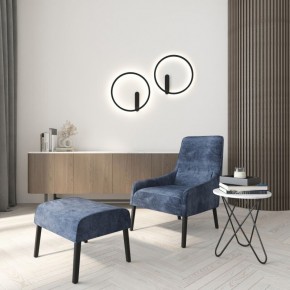 DK5035-BK Бра ROUND со светодиодом, IP20, 24W, 3000/4000/6500K, черный, алюминий в Стрежевом - strezevoi.mebel24.online | фото 8