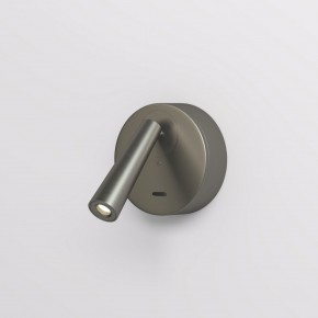 DK5072-DN Бра SHINE WALL со светодиодом, D104*H68, IP20, 3000К, 3W, RA?90, темный никель, алюминий в Стрежевом - strezevoi.mebel24.online | фото 2