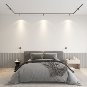 DK5072-DN Бра SHINE WALL со светодиодом, D104*H68, IP20, 3000К, 3W, RA?90, темный никель, алюминий в Стрежевом - strezevoi.mebel24.online | фото 4