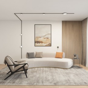 DK5072-DN Бра SHINE WALL со светодиодом, D104*H68, IP20, 3000К, 3W, RA?90, темный никель, алюминий в Стрежевом - strezevoi.mebel24.online | фото 5