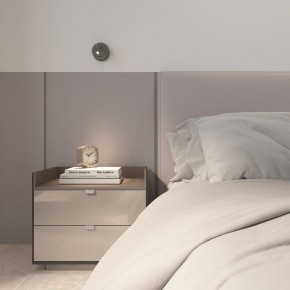 DK5072-DN Бра SHINE WALL со светодиодом, D104*H68, IP20, 3000К, 3W, RA?90, темный никель, алюминий в Стрежевом - strezevoi.mebel24.online | фото 9
