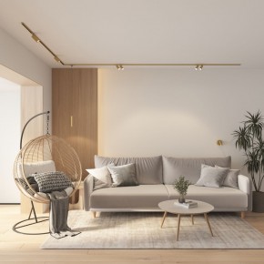 DK5072-SB Бра SHINE WALL со светодиодом, D104*H68, IP20, 3000К, 3W, RA?90, сатинированная латунь, алюминий в Стрежевом - strezevoi.mebel24.online | фото 8