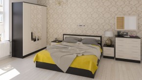 Фиеста Кровать 1800, цвет венге/дуб лоредо, ШхГхВ 183,5х203,5х80 см., сп.м. 1800х2000 мм., без матраса, основание есть в Стрежевом - strezevoi.mebel24.online | фото 5