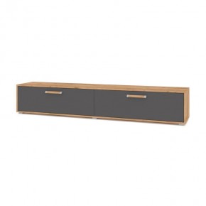 ФЛОРИДА Ф32 Тумба ТВ (дуб золотой/графит) в Стрежевом - strezevoi.mebel24.online | фото
