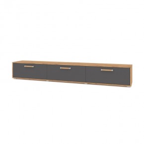 ФЛОРИДА Ф33 Тумба ТВ (дуб золотой/графит) в Стрежевом - strezevoi.mebel24.online | фото