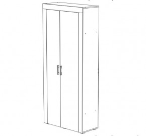 АНГАРА Гостиная (модульная) Графит/дуб юкон в Стрежевом - strezevoi.mebel24.online | фото 7