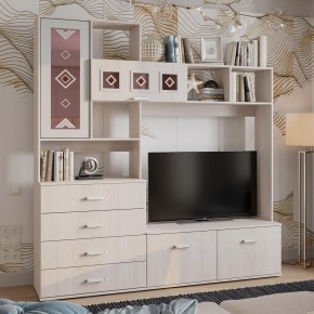 Гостиная Белла (модульная) ясень белый в Стрежевом - strezevoi.mebel24.online | фото 15