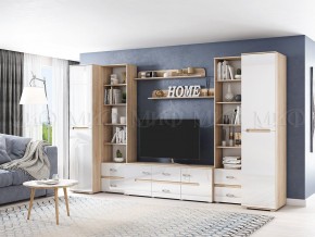КИМ Гостиная (модульная) МДФ (белый) в Стрежевом - strezevoi.mebel24.online | фото