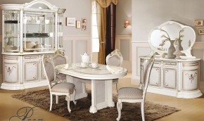 Гостиная Роза (комплект 6) беж в Стрежевом - strezevoi.mebel24.online | фото 1