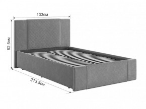 ХЛОЯ Кровать 1200 каркас в Стрежевом - strezevoi.mebel24.online | фото 3