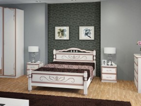 КАРИНА-5 Кровать из массива 1200 (Дуб молочный) в Стрежевом - strezevoi.mebel24.online | фото