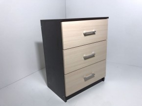 Комод 3 ящика (венге/дуб молочный) в Стрежевом - strezevoi.mebel24.online | фото