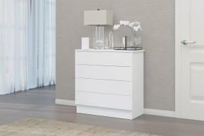 Комод Фаворит-3 (Белый текстурный) в Стрежевом - strezevoi.mebel24.online | фото