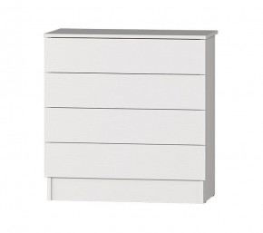 Комод Фаворит-3 (Белый текстурный) в Стрежевом - strezevoi.mebel24.online | фото 2