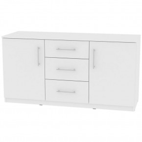 Комод K-70x135x45-1 (Белый) Калисто в Стрежевом - strezevoi.mebel24.online | фото