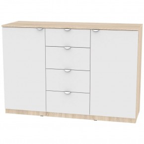 Комод K-93x135x45-1-TR (ДСС-Белый) Калисто в Стрежевом - strezevoi.mebel24.online | фото