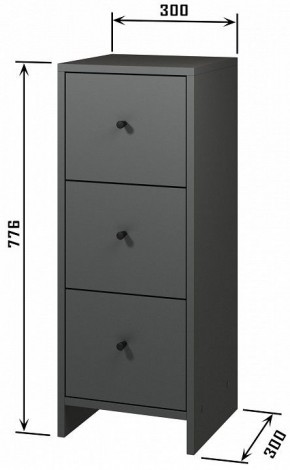 Комод Квадро в Стрежевом - strezevoi.mebel24.online | фото 4