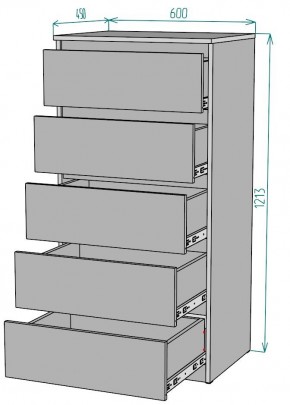 Комод Мальта K132 в Стрежевом - strezevoi.mebel24.online | фото 2