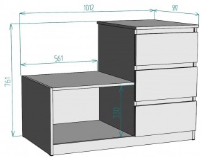 Комод Мальта K207 в Стрежевом - strezevoi.mebel24.online | фото 2