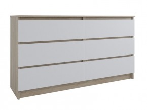 Комод МОРИ МК 1380.6 (Дуб Сонома/Белый) в Стрежевом - strezevoi.mebel24.online | фото 1