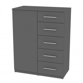 Комод "Калисто (K36)" ручка рейлинг (Графит) в Стрежевом - strezevoi.mebel24.online | фото