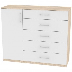 Комод "Калисто (K40)" ручка рейлинг (ДСС-Белый) в Стрежевом - strezevoi.mebel24.online | фото