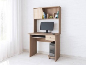 Компьютерный стол Грета-4 ясень шимо/дуб сонома в Стрежевом - strezevoi.mebel24.online | фото