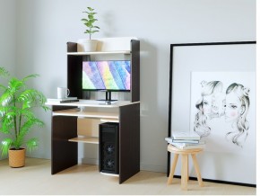 Компьютерный стол КЛ №5.5 (Венге/Дуб молочный) в Стрежевом - strezevoi.mebel24.online | фото