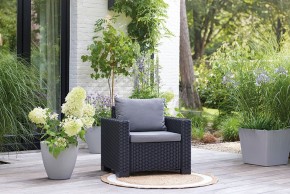 Комплект кресел Калифорния (California chair) графит в Стрежевом - strezevoi.mebel24.online | фото 1