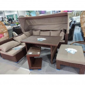 Комплект мебели с диваном AFM-320B-T320 Brown в Стрежевом - strezevoi.mebel24.online | фото 2