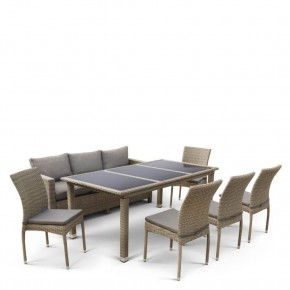 Комплект плетеной мебели T365/S65/Y380B-W65 Light Brown (8+1) в Стрежевом - strezevoi.mebel24.online | фото 3