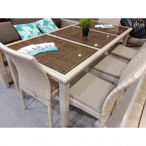 Комплект плетеной мебели T365/Y380C-W85 Latte (8+1) + подушки в Стрежевом - strezevoi.mebel24.online | фото 2