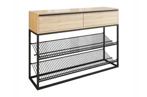 КРАФТ 2 Обувница (дуб сонома) в Стрежевом - strezevoi.mebel24.online | фото