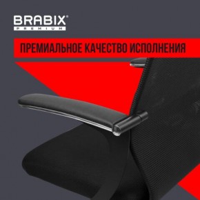 Кресло BRABIX PREMIUM "Ultimate EX-801" хром, плотная двойная сетка Х2, черное, 532917 в Стрежевом - strezevoi.mebel24.online | фото 3