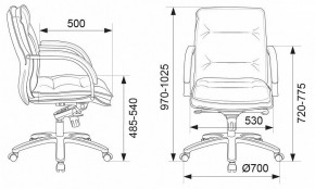 Кресло для руководителя Бюрократ T-9927SL-LOW в Стрежевом - strezevoi.mebel24.online | фото 5