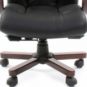 Кресло для руководителя Chairman 421 черный/орех темный, черный в Стрежевом - strezevoi.mebel24.online | фото 4