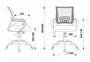 Кресло компьютерное CH-695N/BL/TW-11 в Стрежевом - strezevoi.mebel24.online | фото 12