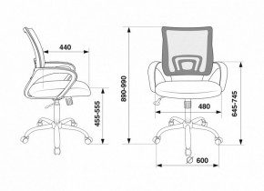 Кресло компьютерное CH-695N/SL/BLACK в Стрежевом - strezevoi.mebel24.online | фото