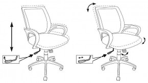 Кресло компьютерное CH-695N/SL/OR/BLACK в Стрежевом - strezevoi.mebel24.online | фото 4