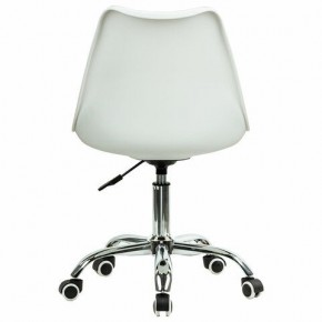 Кресло стул BRABIX "Eames MG-310 CH", хром, пластик белый, ткань серая, 532924 в Стрежевом - strezevoi.mebel24.online | фото 4