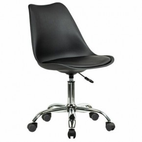 Кресло стул BRABIX "Eames MG-310 CH", хром, пластик черный, экокожа черная, 532925 в Стрежевом - strezevoi.mebel24.online | фото 2