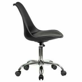 Кресло стул BRABIX "Eames MG-310 CH", хром, пластик черный, экокожа черная, 532925 в Стрежевом - strezevoi.mebel24.online | фото 3