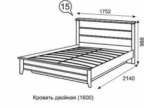 Кровать 1600 с ПМ София 15 в Стрежевом - strezevoi.mebel24.online | фото 3